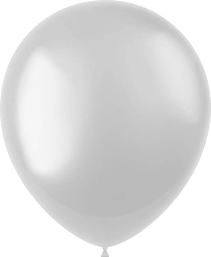 Folat - Folat - ballonnen Radiant Pearl White Metallic 50 stuks