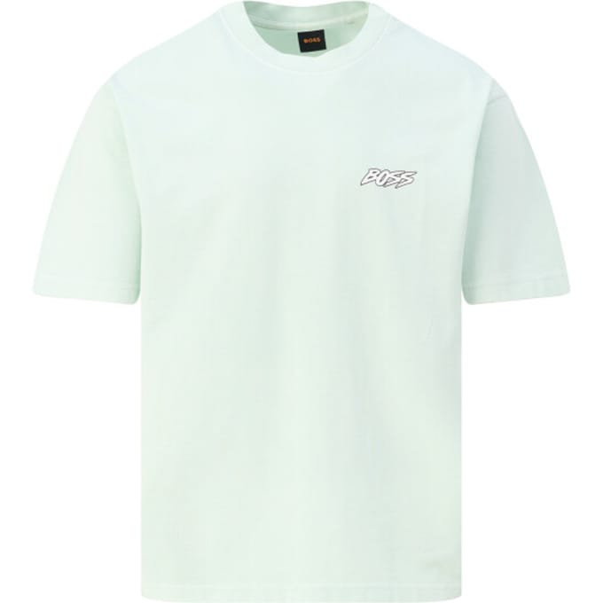 regular fit T-shirt van puur katoen model 'SURFWASH'