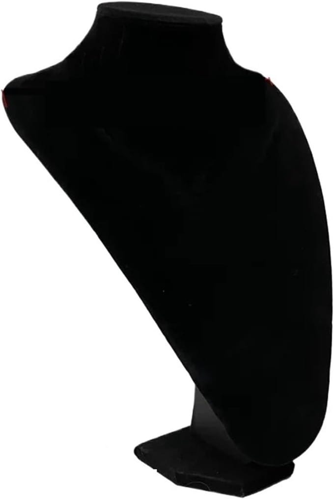 Sieraden Buste - Hanger Display - Sieraden Presenteren - Robuuste Constructie - 25 x 35 cm - Zwart