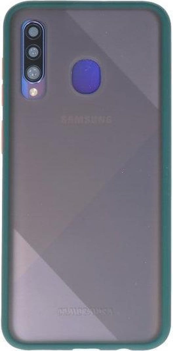 Kleurcombinatie Hard Case voor Samsung Galaxy A50 Donker Groen