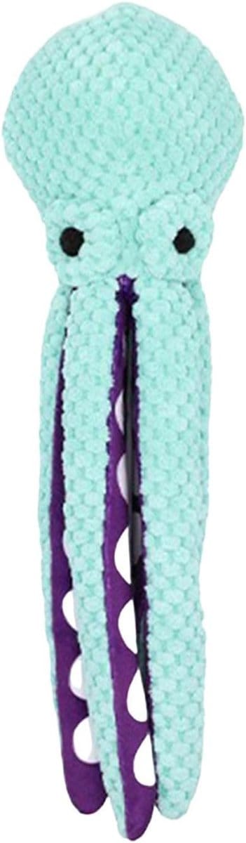VEDIC® - Grote Octopus Honden Knuffel Groen - Hondenspeelgoed - Piepspeelgoed