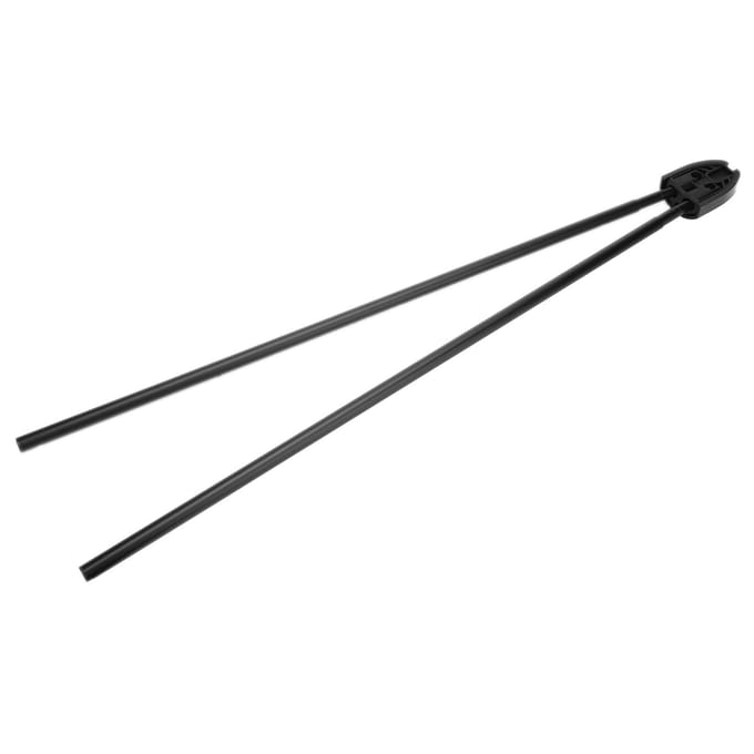 Aluminium Verstelbare Lengte Golf Putter Hulp Hulp Trainer Richtingsstick voor Oefening black