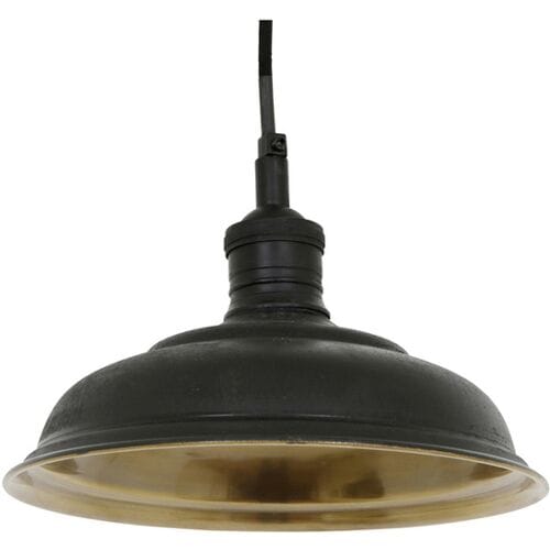 KS Verlichting Messing Hanglamp Ducasse S Antiek Zwart