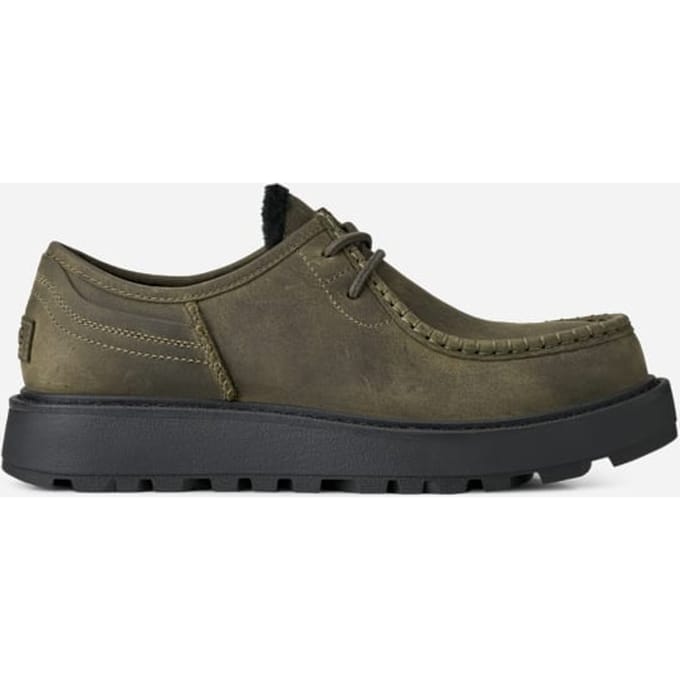 UGG® Loften Chukka in Green, Size 6, Polyester/Leather/Wool