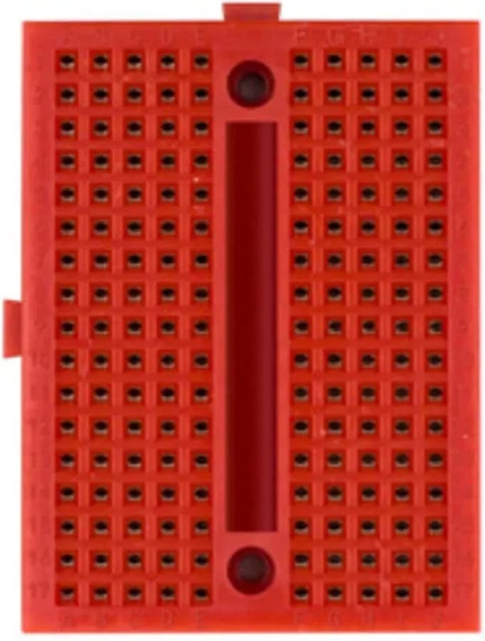 OTRONIC® Mini Breadboard 170 gaats voor prototyping Rood (connect)