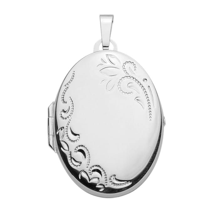 Medaillon zilver 925/- ovaal