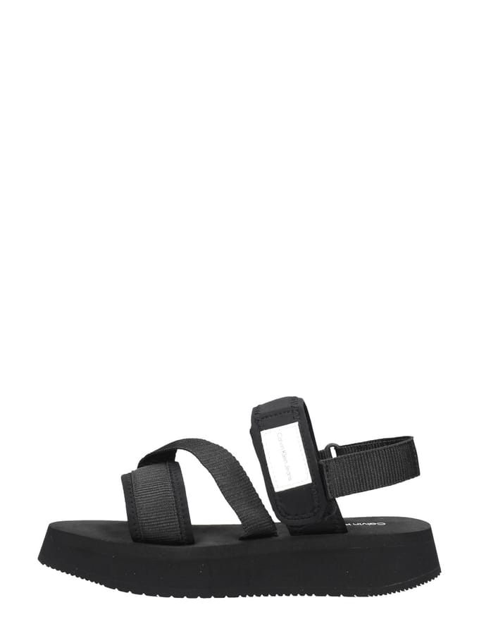 Calvin Klein - Prefresato Sandal Badge Zwart 40