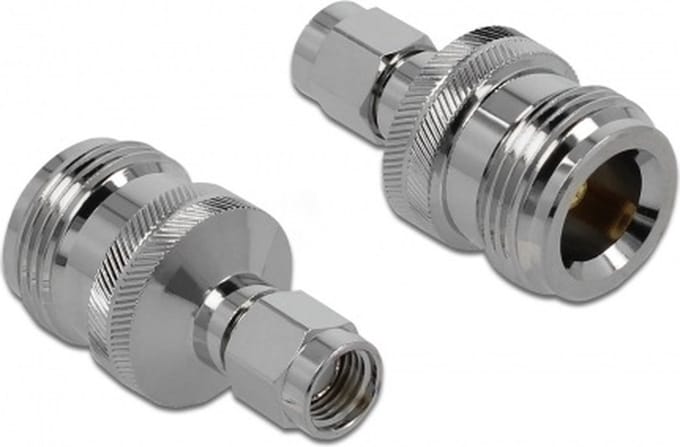 N (v) - RP-SMA (m) adapter / 50 Ohm / 10 GHz