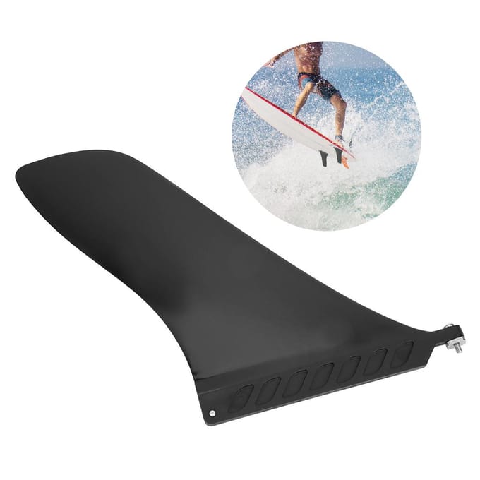 Kwaliteit PVC Anomalie Staart Vaan Bord Vin Waterscheiding Balancerend Roer Surfplank Accessoires gray