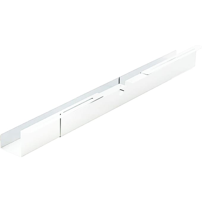BRASQ Verstelbare Kabelgoot Wit - Kabel Organiser - Kabelgoot bureau - Kabelhouder - Kabelmanagement - Universeel