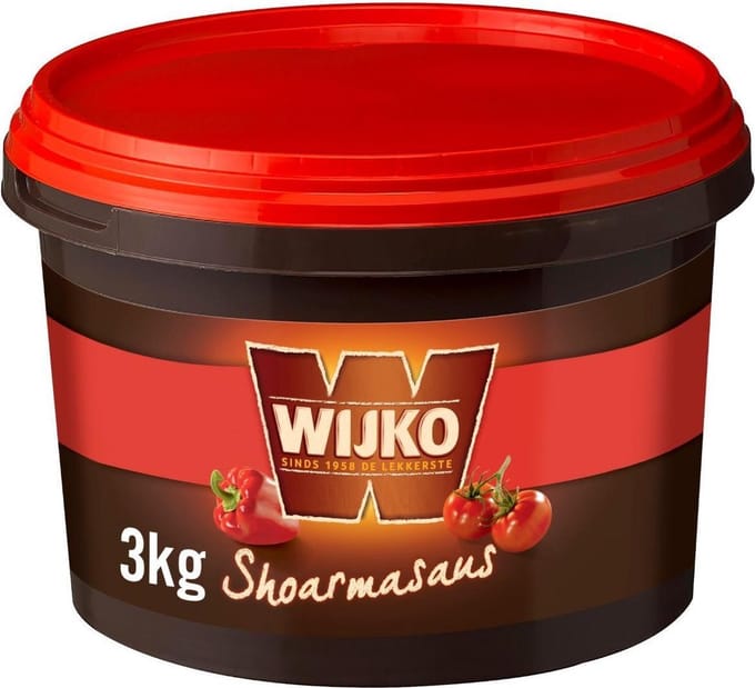 Wijko Shoarmasaus vegetarisch - Emmer 3 liter