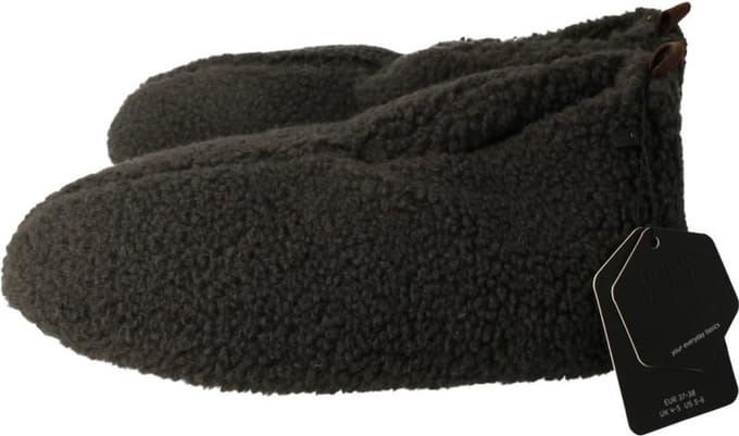 Apollo Slof dames teddy antraciet 37/38 1 Paar