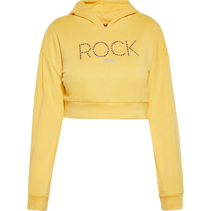 Mymo Hoodie Dames geel