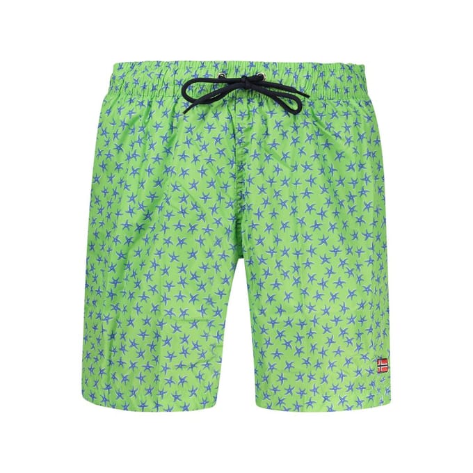 Noorwegen 1963 Groene Polyester Mannen Zwemshorts