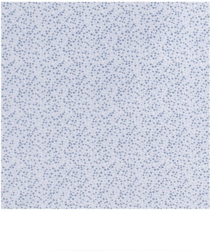 TRESANTI | CARPONIO | Zijden pochet hartjes | Blauw