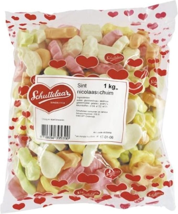 schuttelaar sinterklaas schuimpjes 1 kg