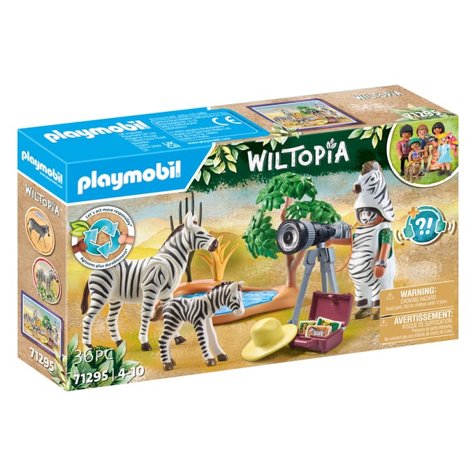 PLAYMOBIL Wiltopia - Onderweg met de dierenfotograaf - 71295