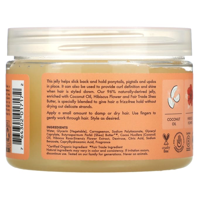 SheaMoisture, Kinder Styling Gel, Kokosnoot en Hibiscus, 12 oz (340 g) beige