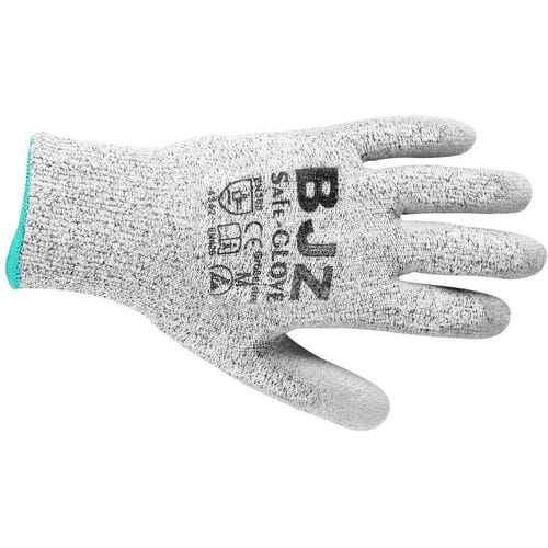 BJZ A-64486 ESD-handschoen Snijvast Maat: M Polyethyleen, Nylon, Elastaan, Carbonversterkte vezels