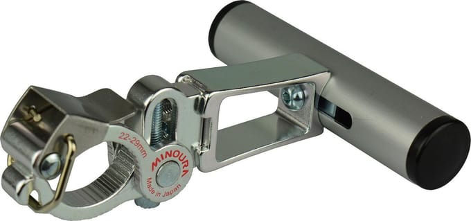 Minoura Stuur/zadelpenhouder 22-29 Mm 130 Mm Aluminium Zilver