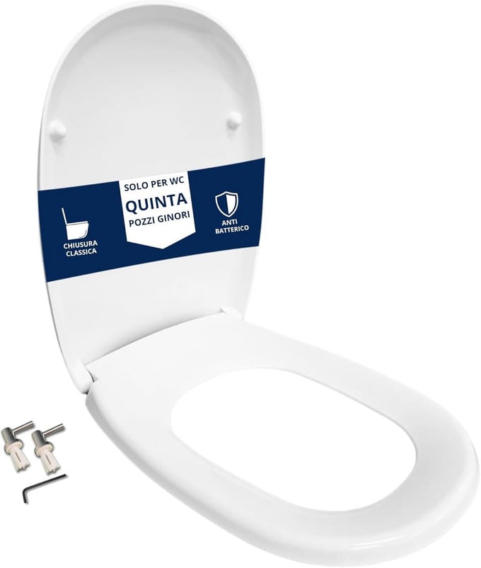 Duroplast WC-bril Wit - Perfecte Pasvorm voor Diverse Toiletseries