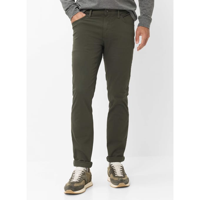 Brax Heren Jeans  Style CHUCK PINE, groen, maat 44/30