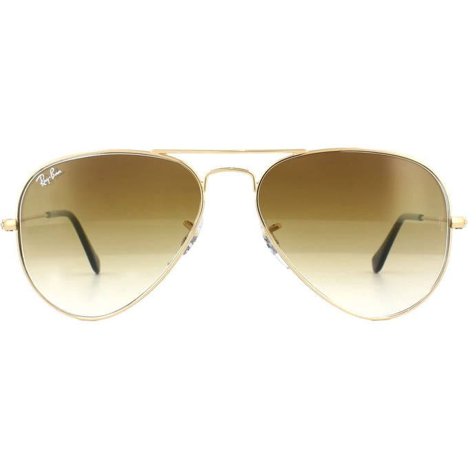 Ray-Ban RB3025 001/51 Aviator Unisex Zonnebril - Goud/Lichtbruin