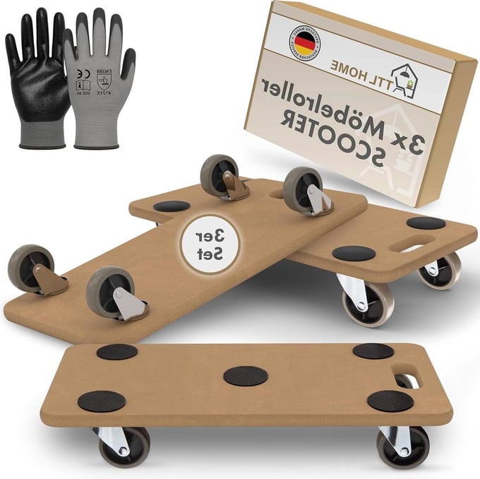 Meubelrollers Set - Transportrollers - Zware Voorwerpen Verplaatsen - 360 Graden Draaibaar - 58 x 30 cm - Niet gespecificeerd