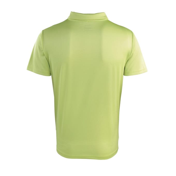 Premier Unisex Volwassen Coolchecker Piqué Poloshirt (Kalk)