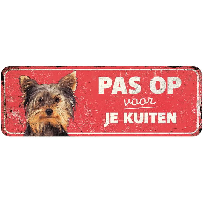 Terrier waarschuwingsbord nl D&D Home