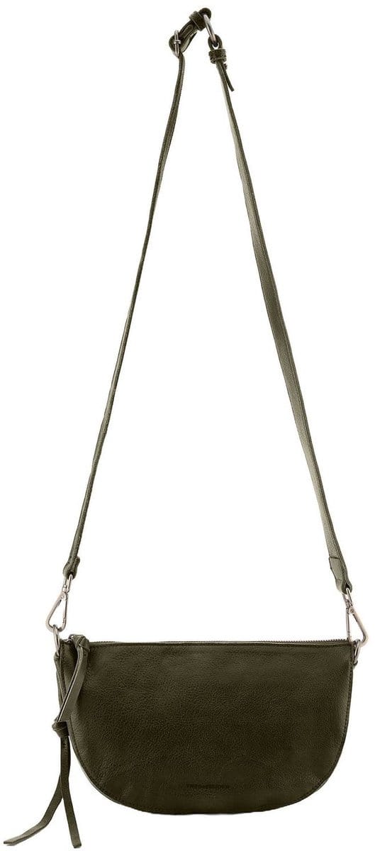 FREDsBRUDER schoudertas My Forever Friend Halfmoon Bag Khaki Green kaki