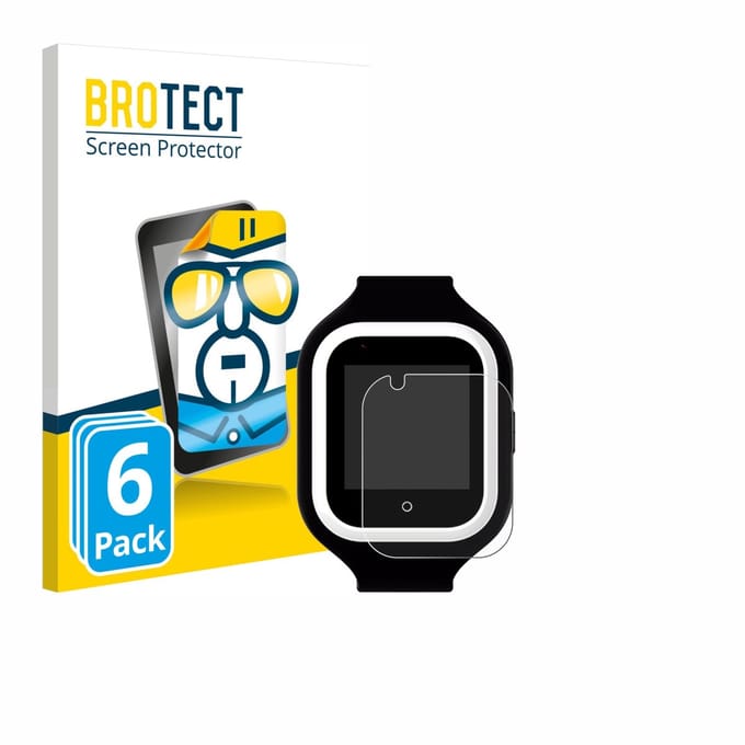 BROTECT - Screenprotector voor SaveFamily Iconic Plus 4G - Folie Beschermfolie transparant 6 Stuks