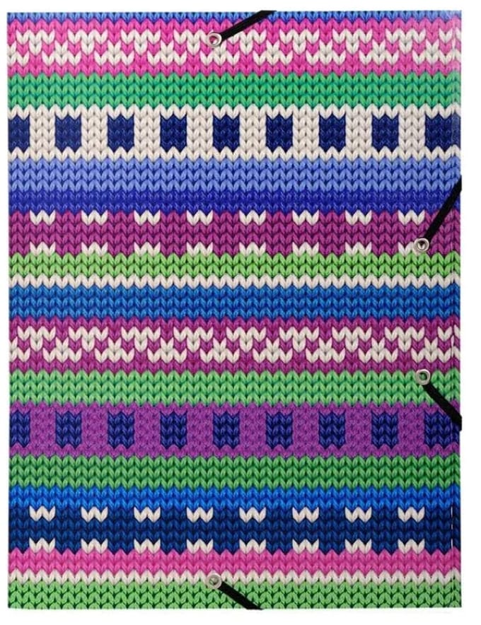 Elastomap - Dossiermap - Exacompta - Mohair - A4 - 55228E - PP - Met Elastieken Groen -Flexibele Kaft