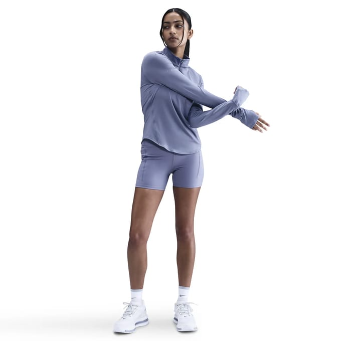 Damestrui met lange mouwen en 1/4 rits Nike Swift