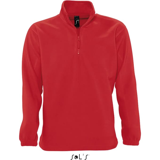 SOL'S Half-Zip Fleece Ness L740 - Red - XL