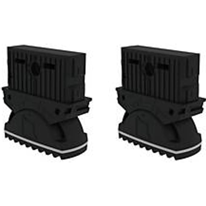 Munk ladderschoenen, set van 2, aluminium, antislip, hoge stabiliteit, duurzaam, vanaf 2019, 73 x 25 mm