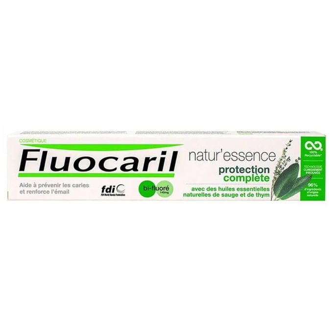Dentifrice - Fluocaril - Natur'Essence - Protection Complète - 75ml - 96% d'ingrédients naturels