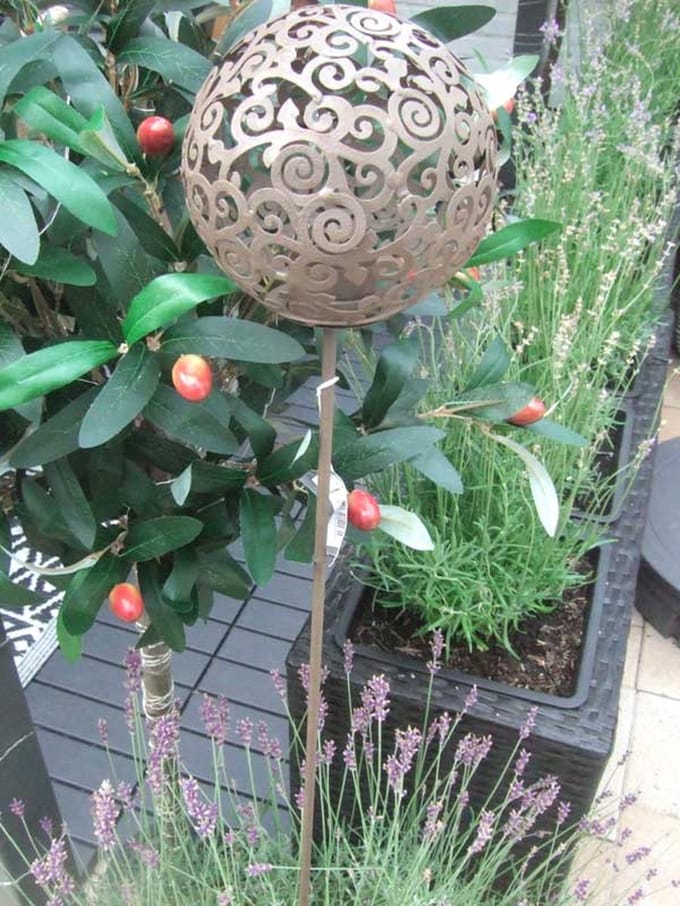 Rusty ball windlicht insteker