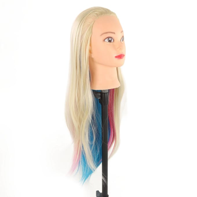 Haar Mannequin Trainingshoofd met Gereedschap Haarstyling Kappers Mannequin Hoofd voor Salon beige