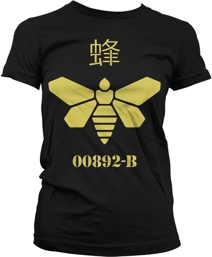 Breaking Bad Dames Tshirt -L- Methylamine Barrel Bee Zwart