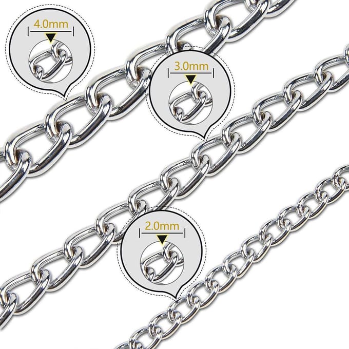 Colliers de dressage pour chiens en acier inoxydable argenté