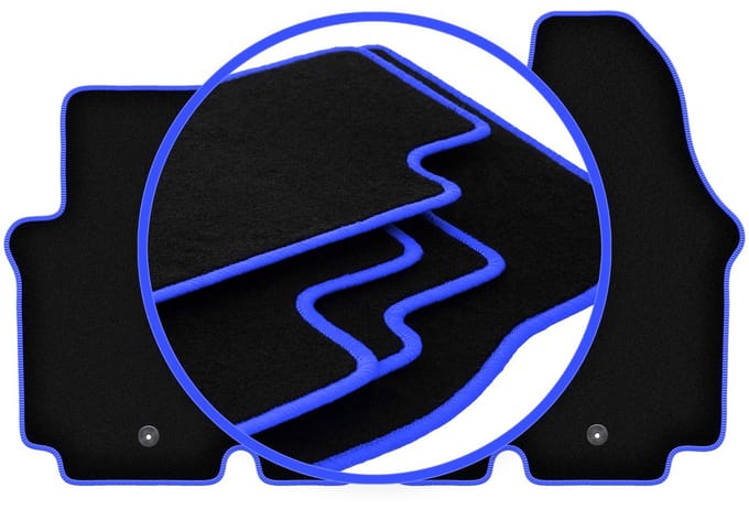 CARLUX-BLUE automatten voor: Renault Trafic II bestelwagen (2001-2014)
