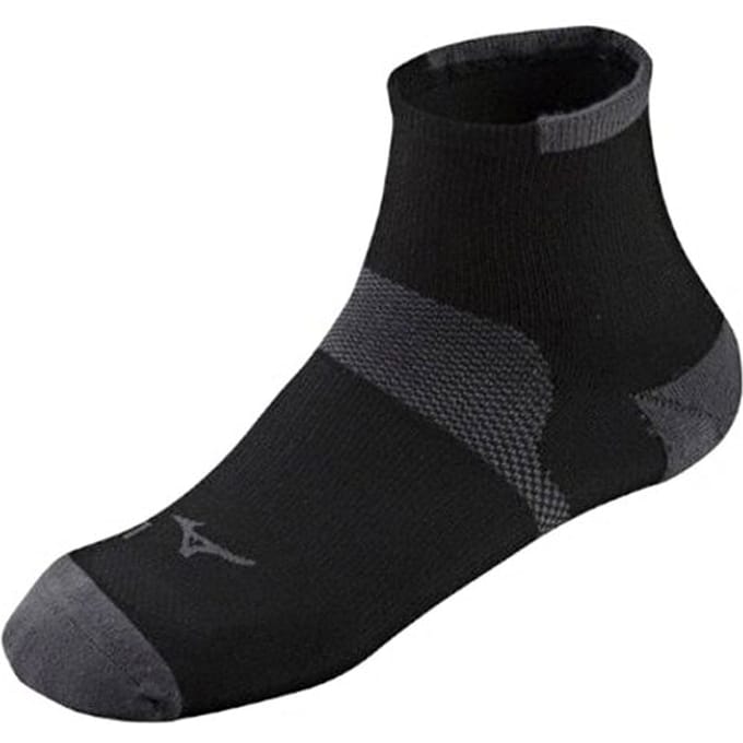 Mizuno Race Low Heren Zwart/Grijs Hardloopsokken