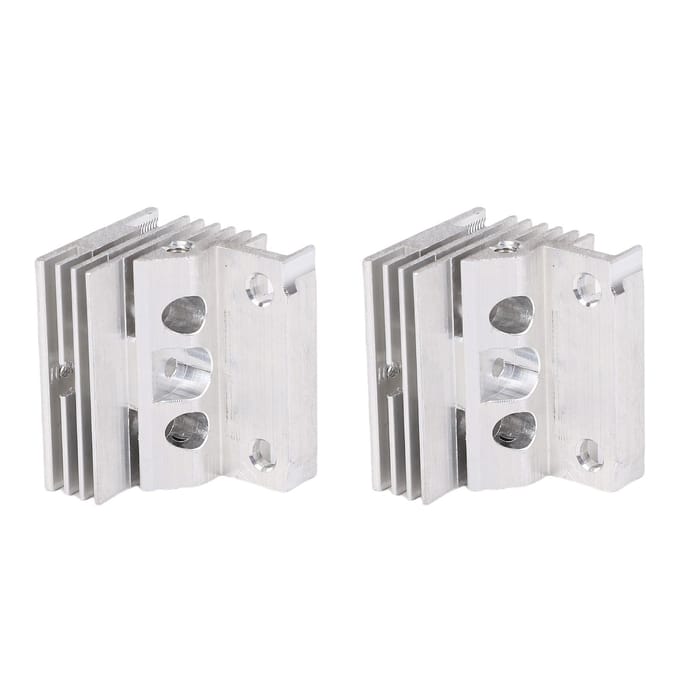 2 stuks 3D-printer Hotend Heatsink Aluminiumlegering Heatsink Koelblok Vervanging voor K1 K1 white