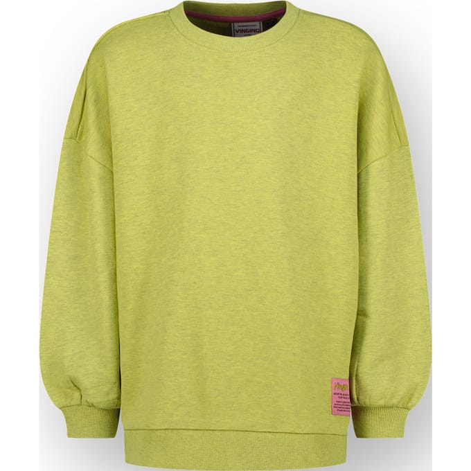 Meisjes Sweater Icon melange round neck