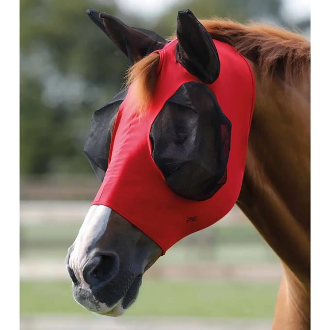 Anti-Vliegenmasker voor paarden Premier Equine Comfort Tech Lycra