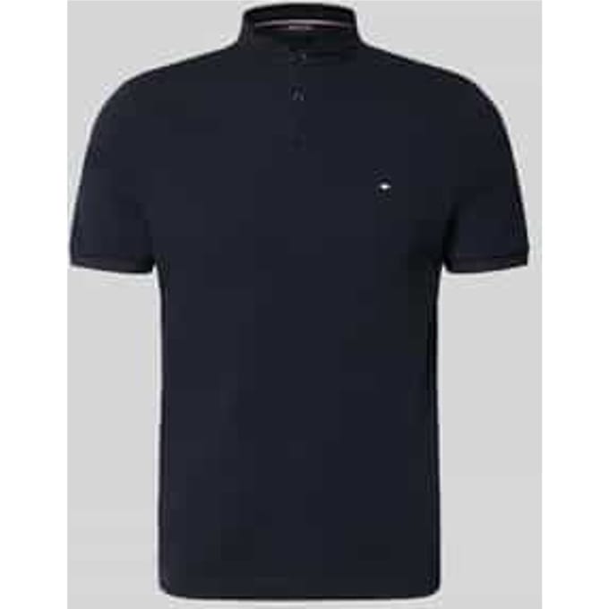 regular fit poloshirt met opstaande kraag