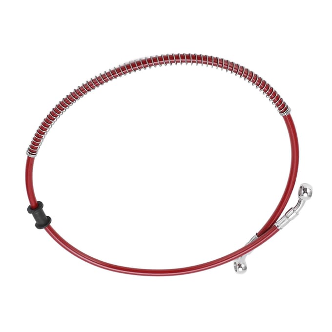 90cm35.4in Motorfiets Remleiding Rood Staal PVC Draagbaar Universeel Motorfiets Accessoire brown