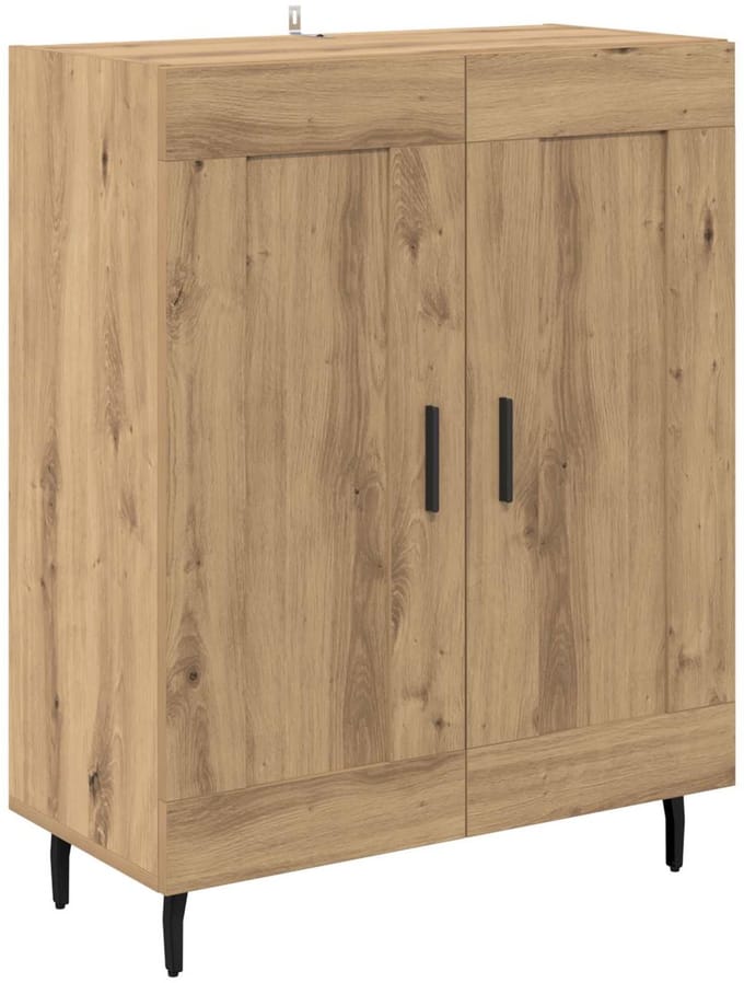 vidaXL - Dressoir - Artisan - Eiken - 69,5 - x - 34 - x - 90 - cm