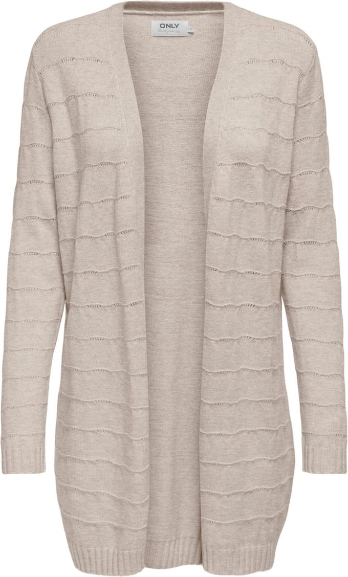 ONLY ONLKATIA LS STRUCT OPEN CARD CC KNT Dames Vest - Maat S